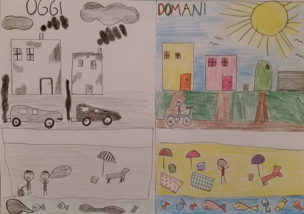 1° premio alla classe 1°D al concorso