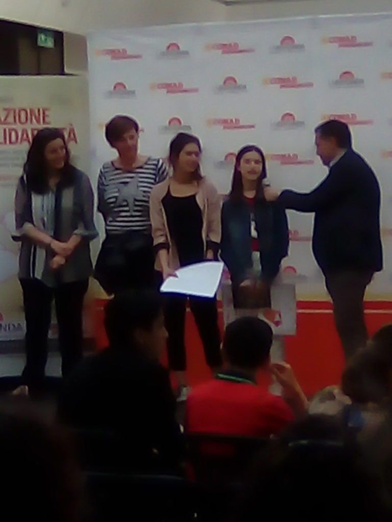 1° premio Donazione e Solidarietà nella sezione multimediale
